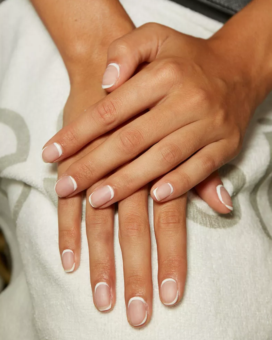 Double-Tipped French Nails