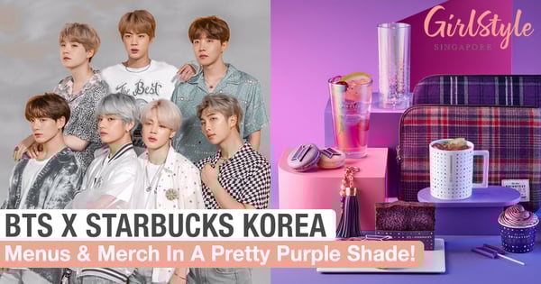 BTS X Starbucks Korea: Limited Edition Menus & Merchandise In A Pretty Purple Shade