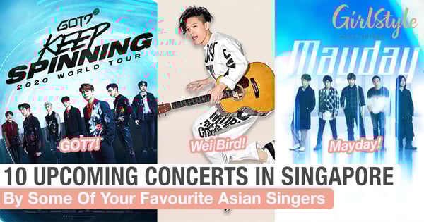 10 Upcoming Concerts In Singapore By Your Favourite Asian Singers