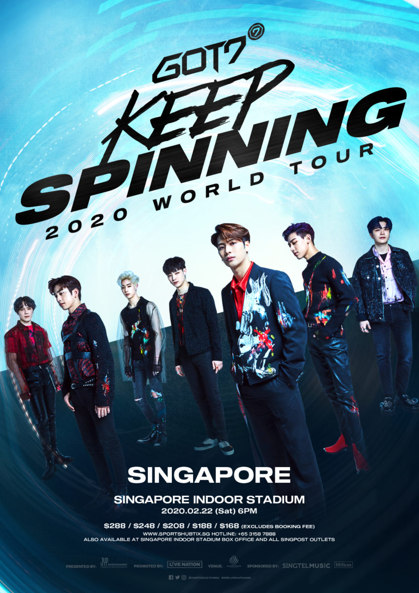 GOT7 Singapore concert poster