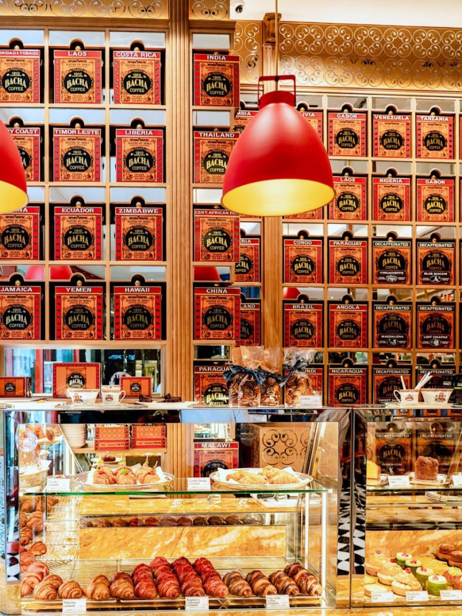 Coffee area in Baccha Coffee