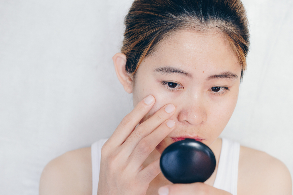 Girl with dark circles