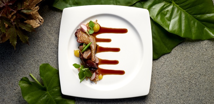 Tangerine restaurant dish