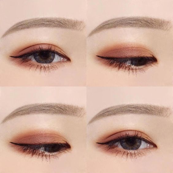 Eye makeup look