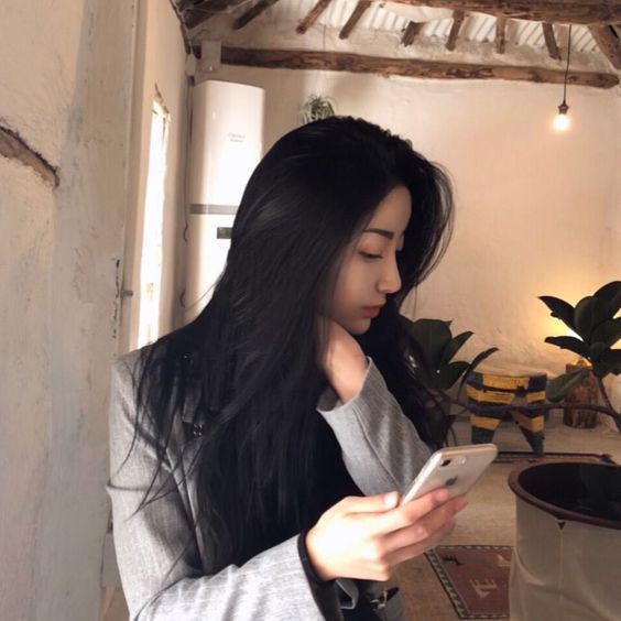 Girl using phone