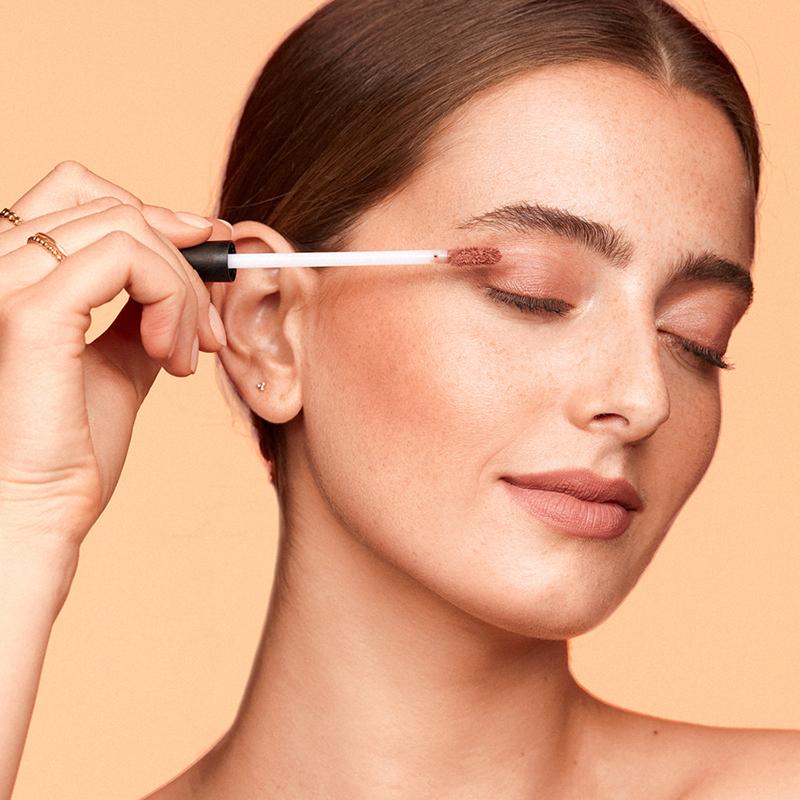 Nudestix Magnetic Lip Plush Paints Liquid Lipstick on eyes, cheeks and lips