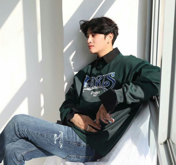 Guy sitting down