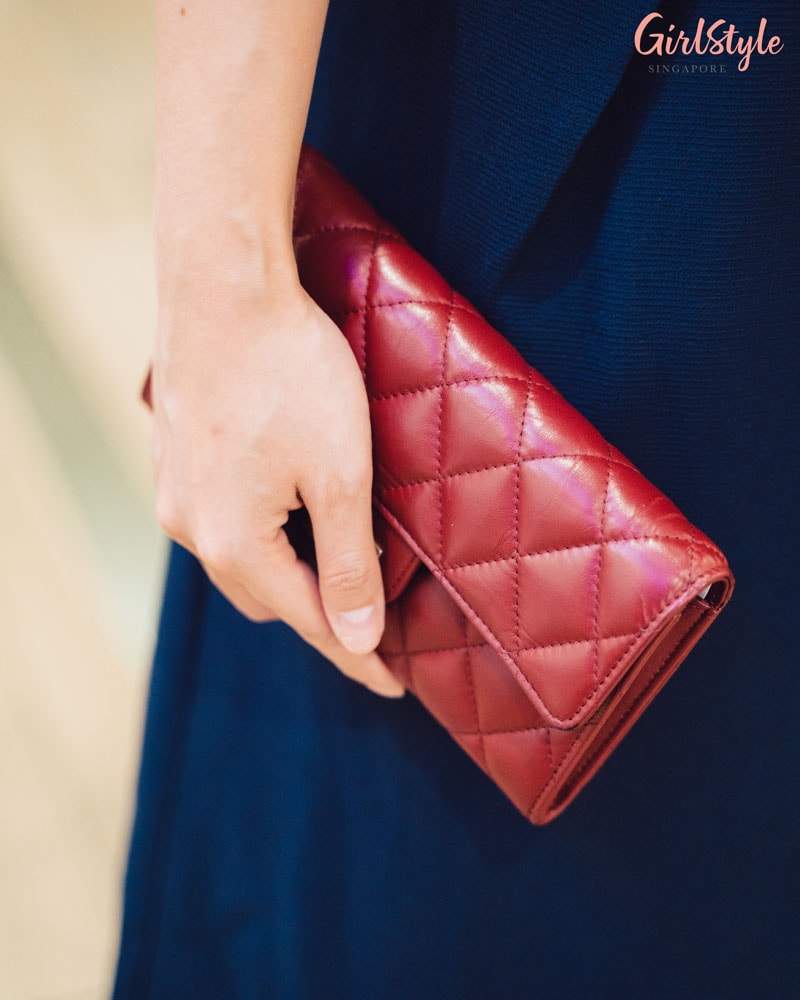 chanel wallet Made of luxurious calf leather and in a stunning red colour