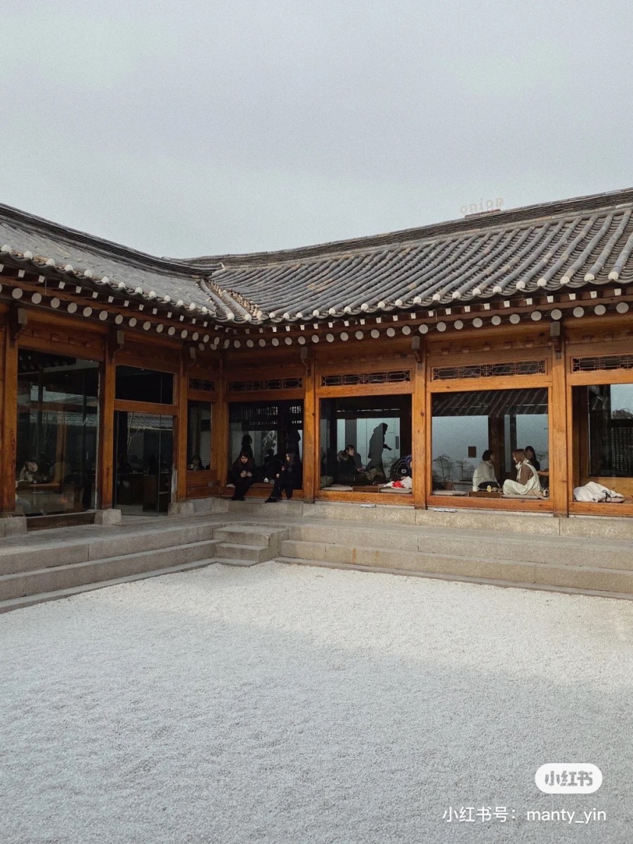 Seating area in Cafe Onion Anguk