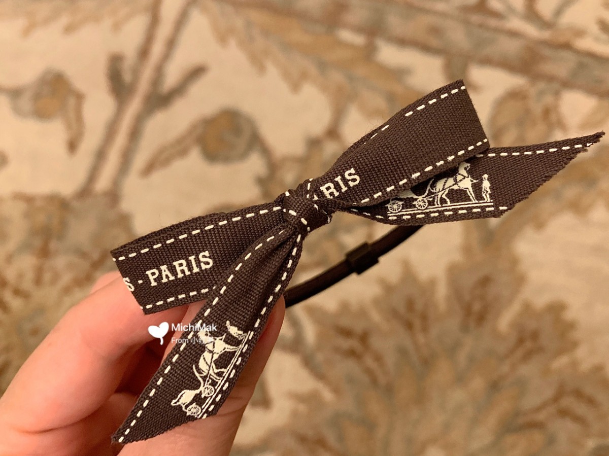 Hermes ribbon hair band