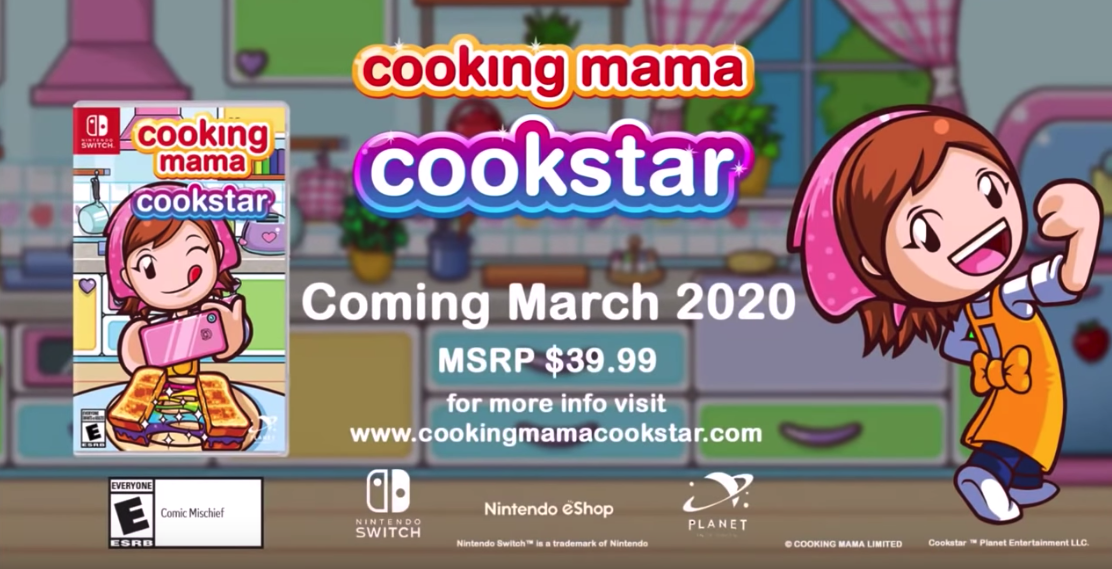 Price and release date of Cooking Mama: Cookstar