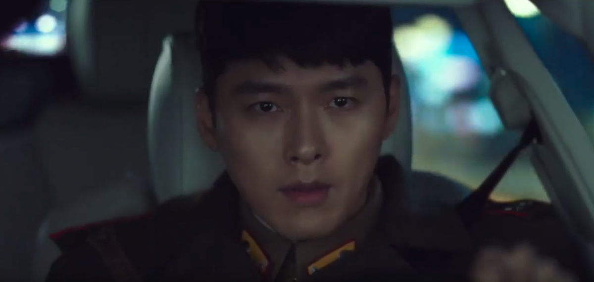 Hyun Bin driving in Crash Landing on You