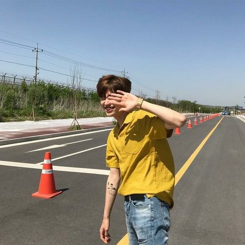 Guy on the road