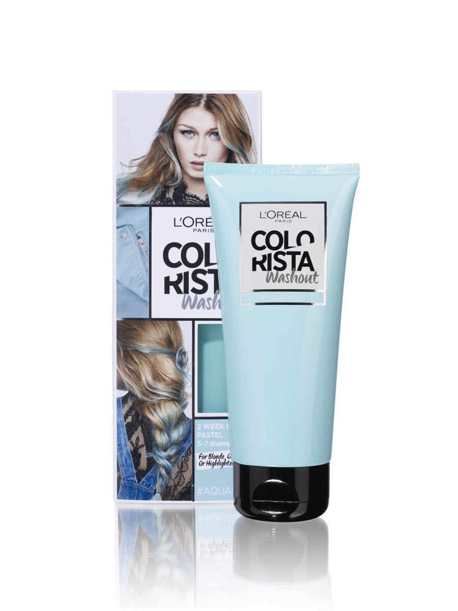 Colorista blue hair dye