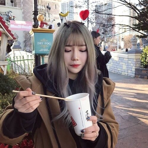 Girl eating