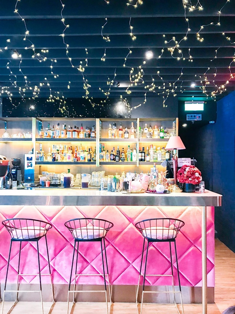 Bar area in Drunk Cafe