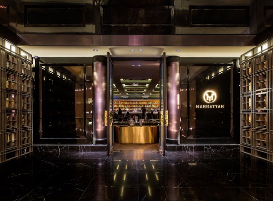Manhattan bar entrance
