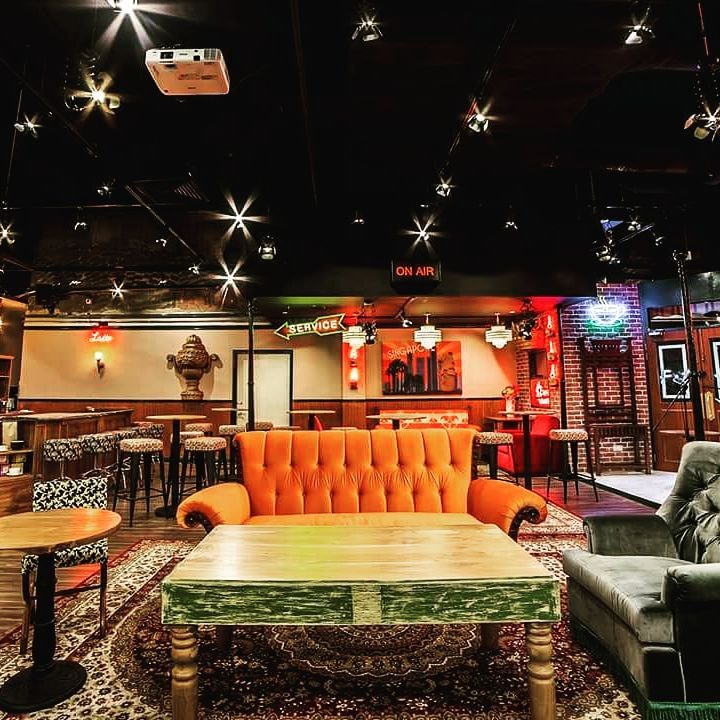 Central Perk Cafe interior and seating area