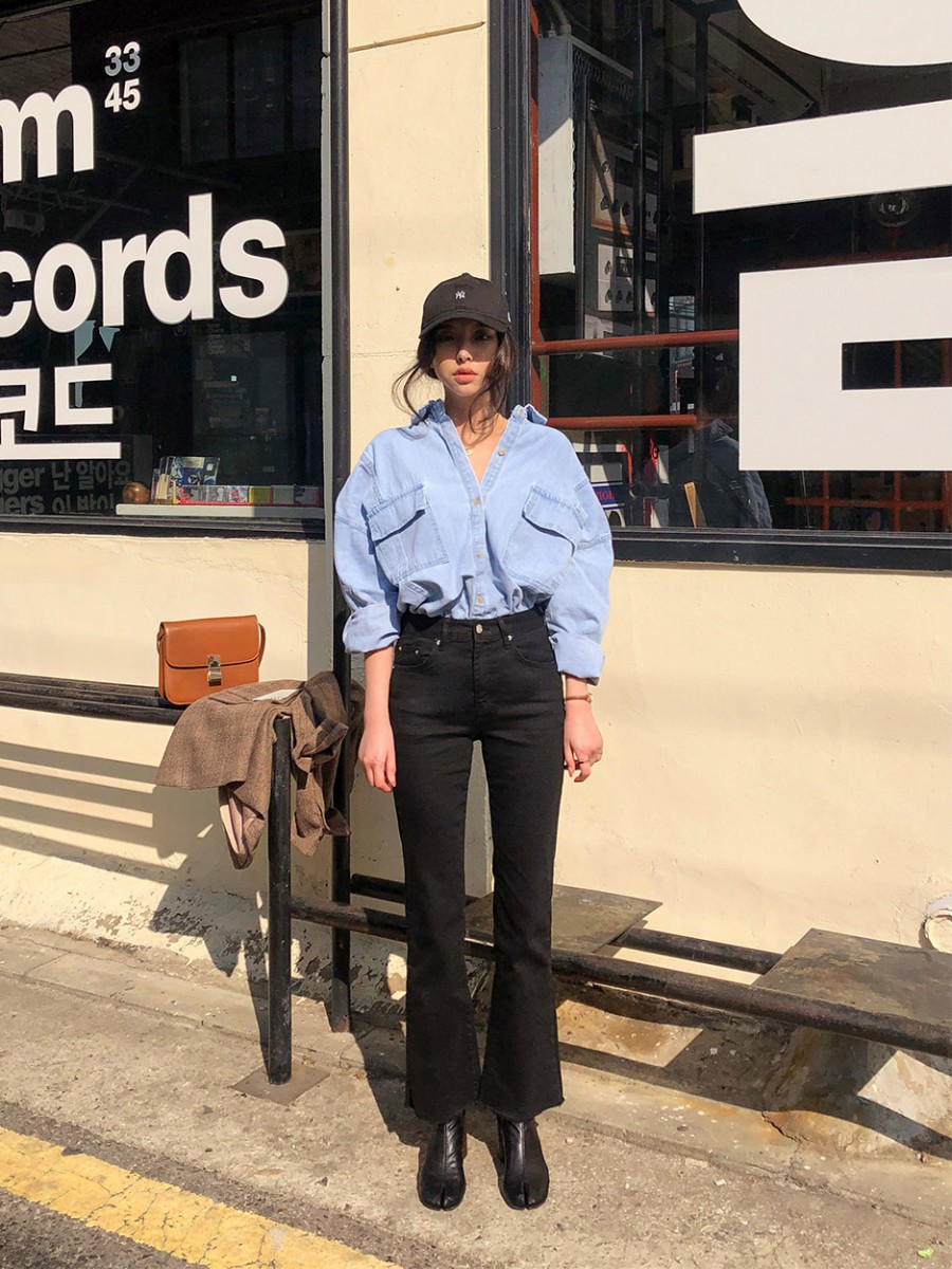 Blue-Black outfit combinations 2