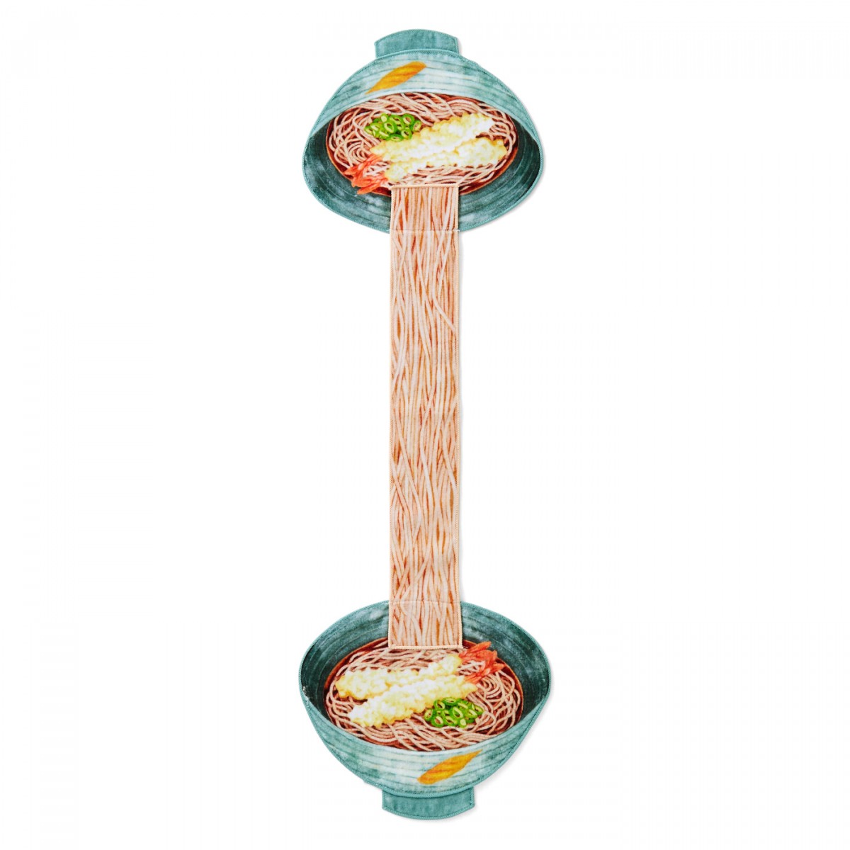 full view of Realistic-Looking Japanese noodle Towels Cute Home Decor