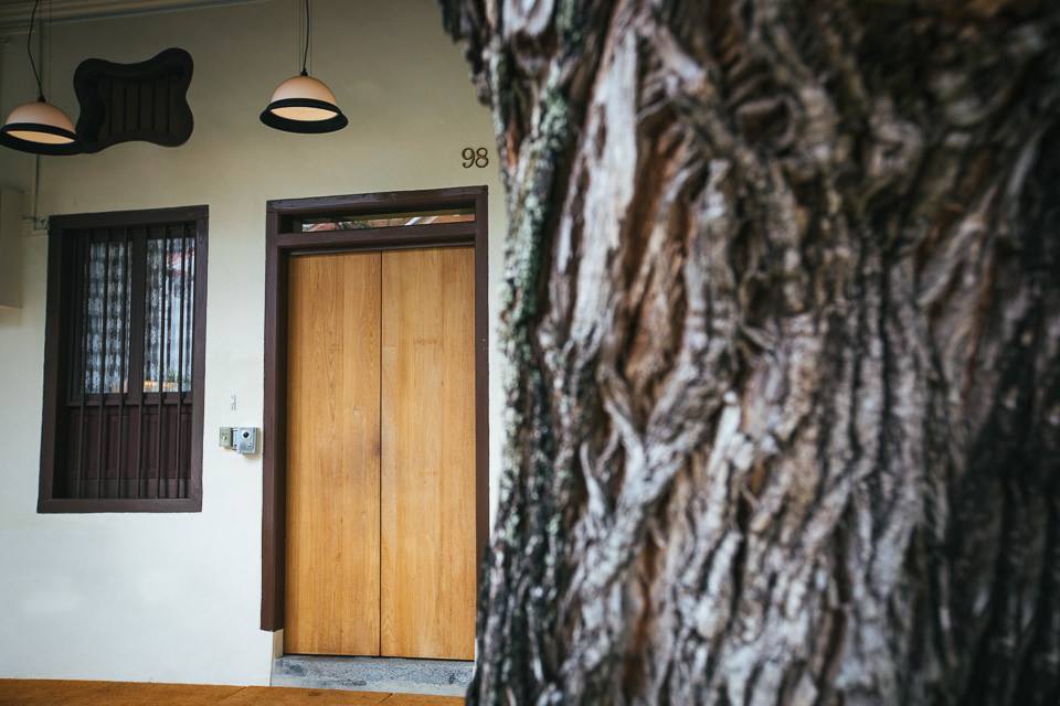 Tea Bone Zen Mind shophouse front door entrance Best Teahouses & Tea Cafes In Singapore
