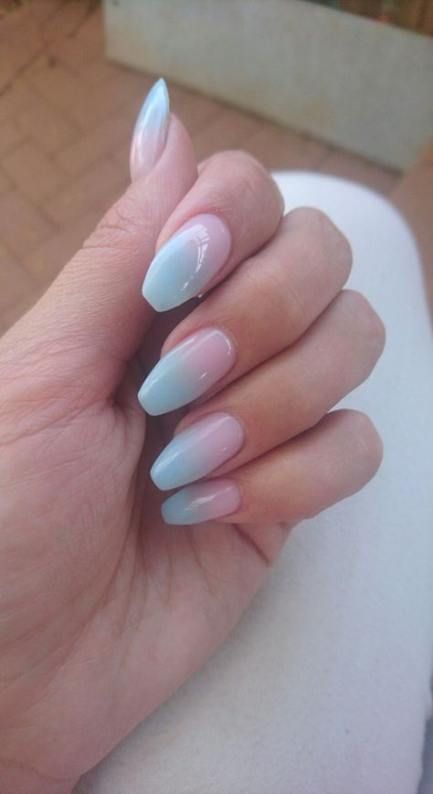 Japanese Nail Art Ideas: Cute Candy-Inspired Nails blue and pink candycane
