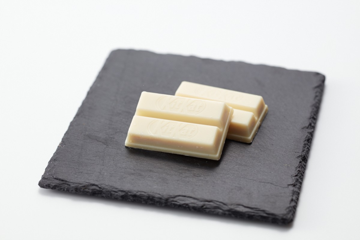 new yogurt and sake-flavoured KitKat what it looks like white chocolate