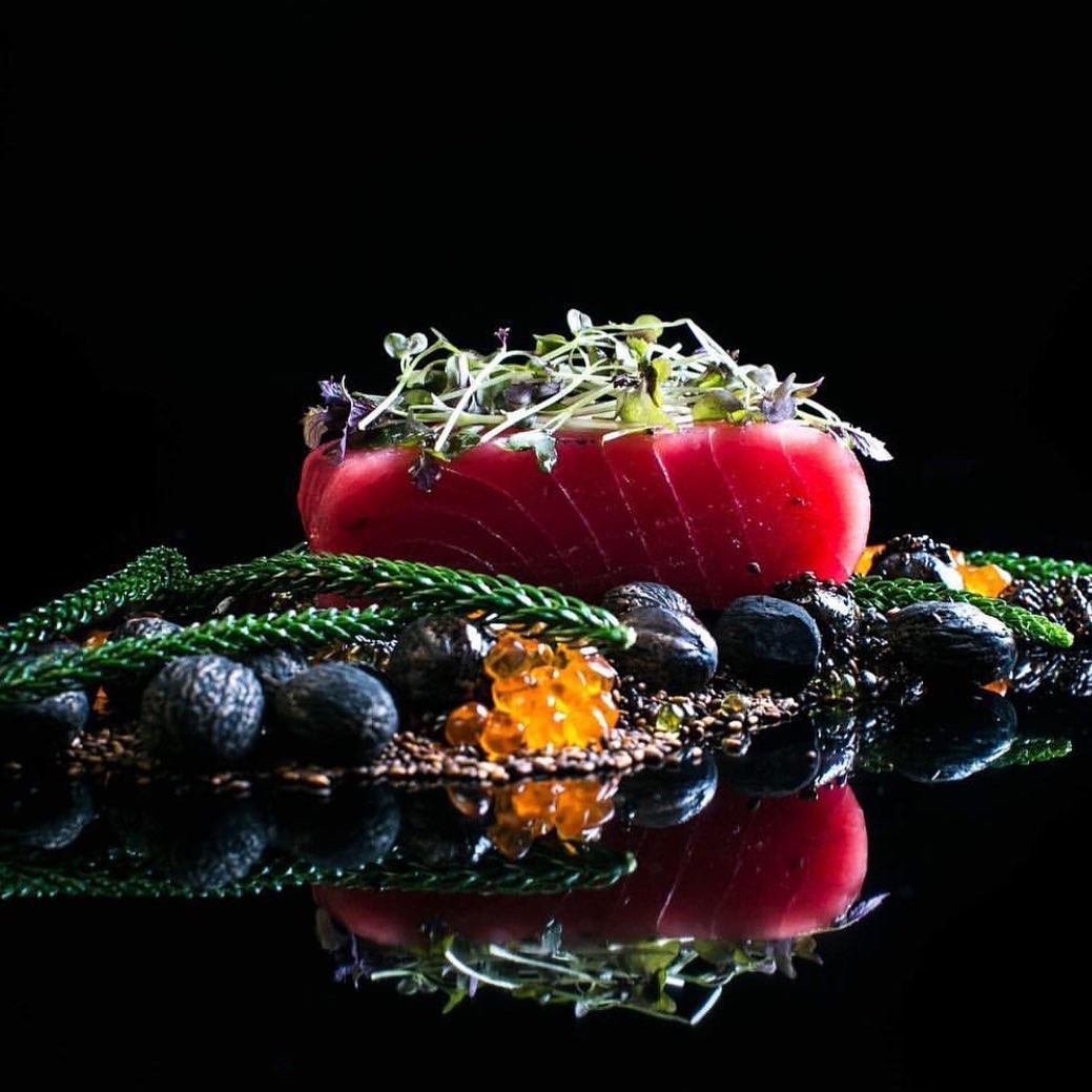Food served at NOX - Dining in the Dark