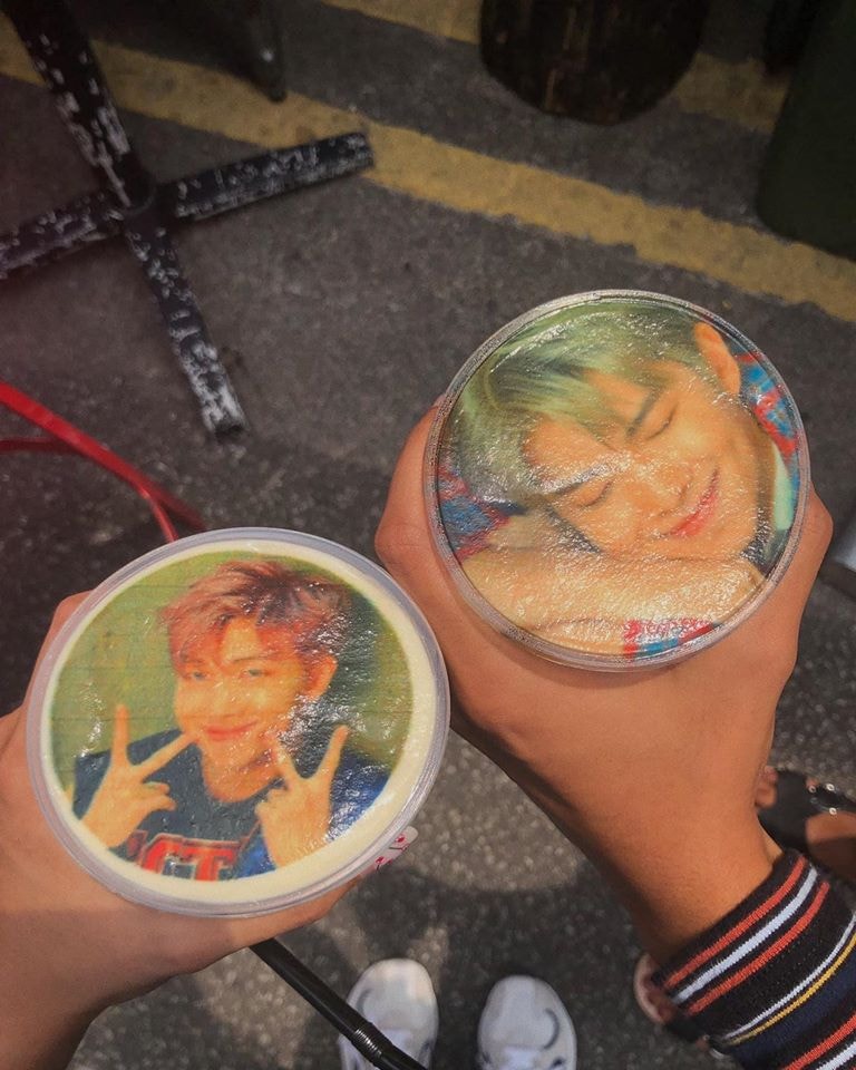 Selfie Coffee drinks
