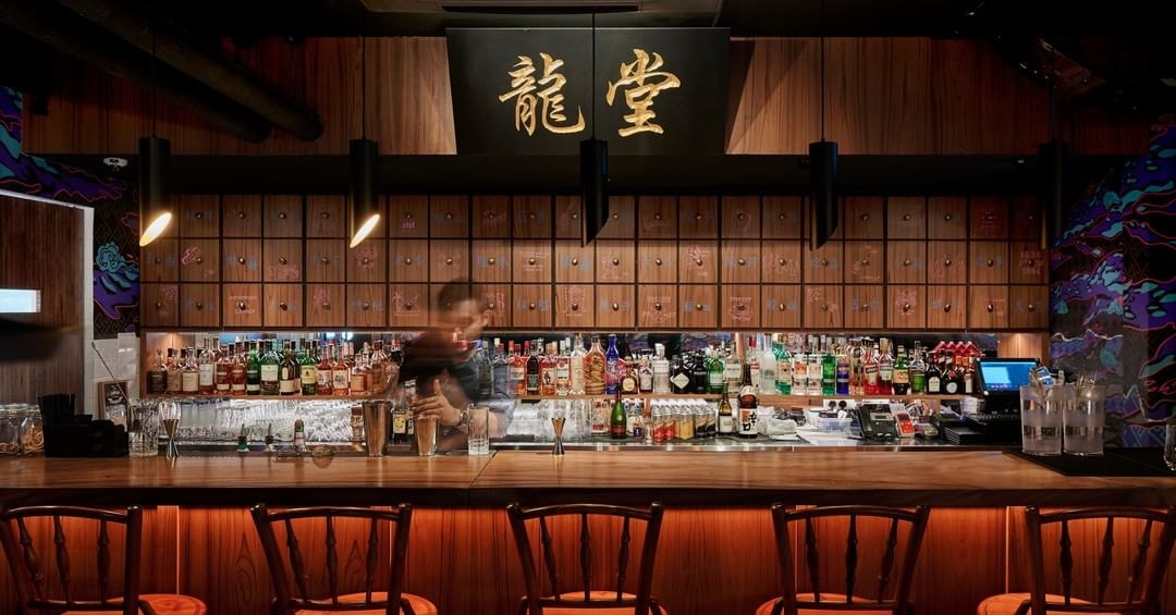 The Dragon Chamber bar area