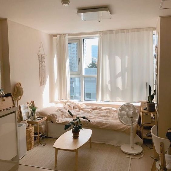 Korean-style bedroom interior design minimalist