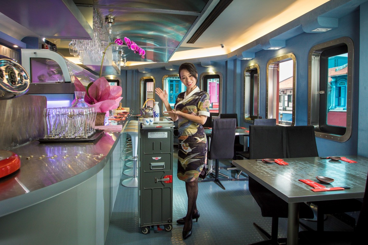 Sushi Airways interior