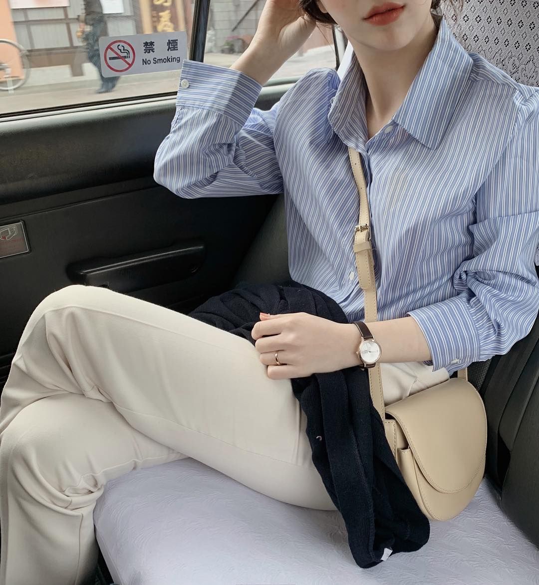 Blue outfit for work 2