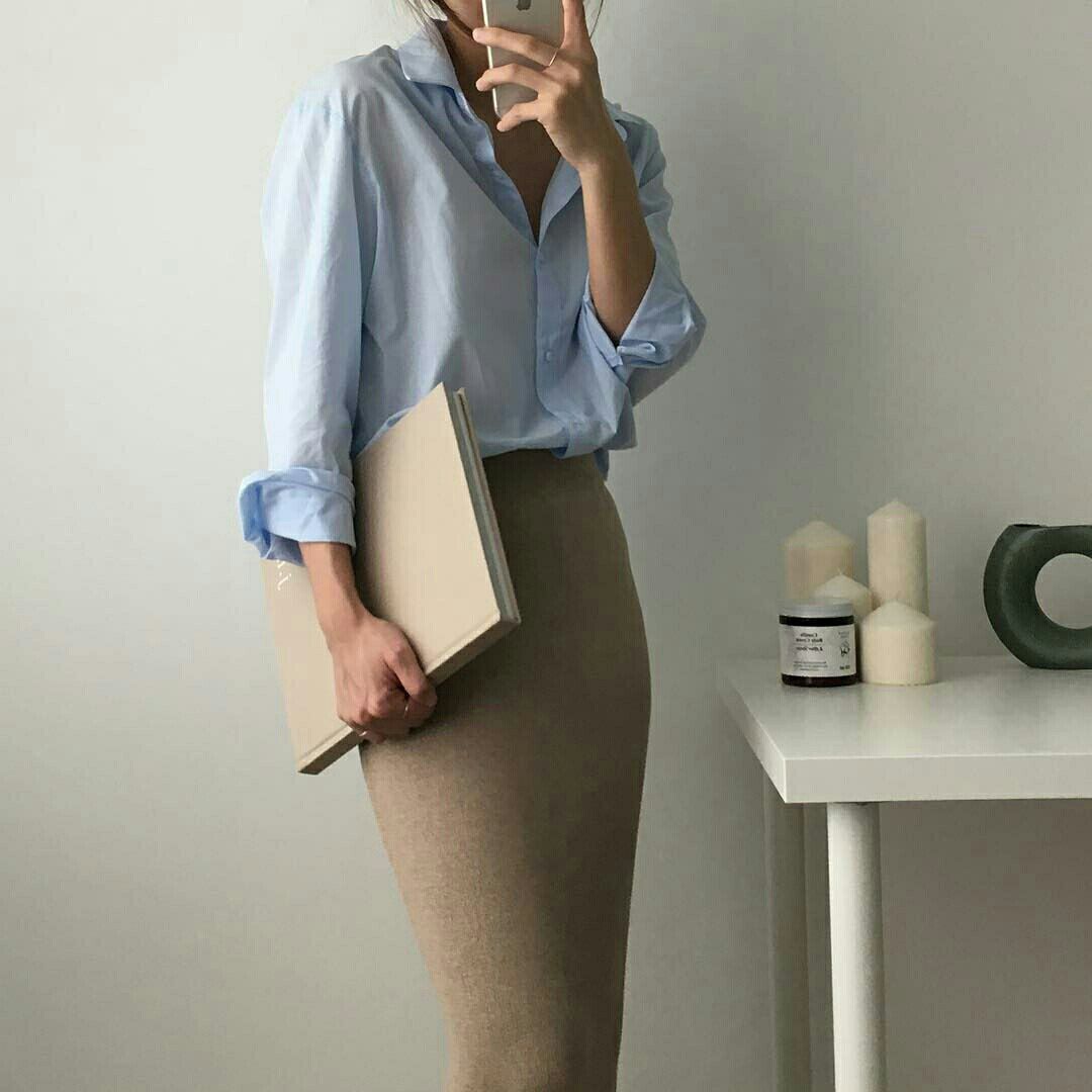 Blue outfit for work 4