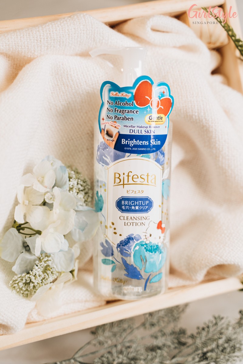 Bifesta Hello Kitty Micellar cleansing lotion BRIGHTUP: to brighten dull skin