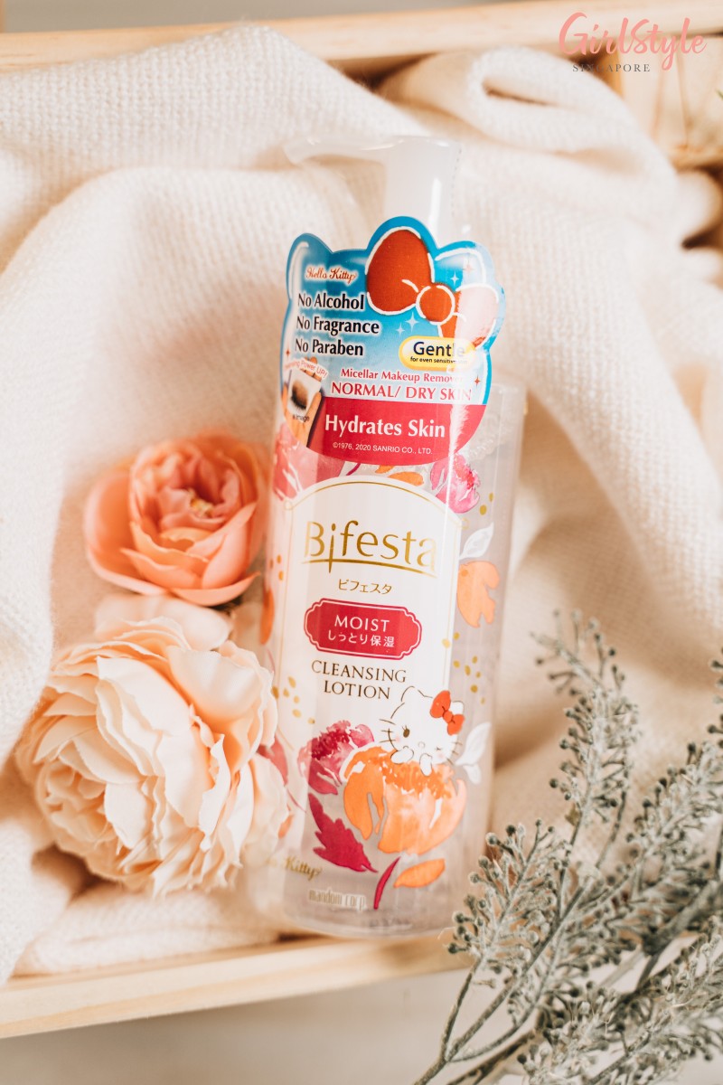 Bifesta Hello Kitty Micellar cleansing lotion MOIST: For dehydrated skin