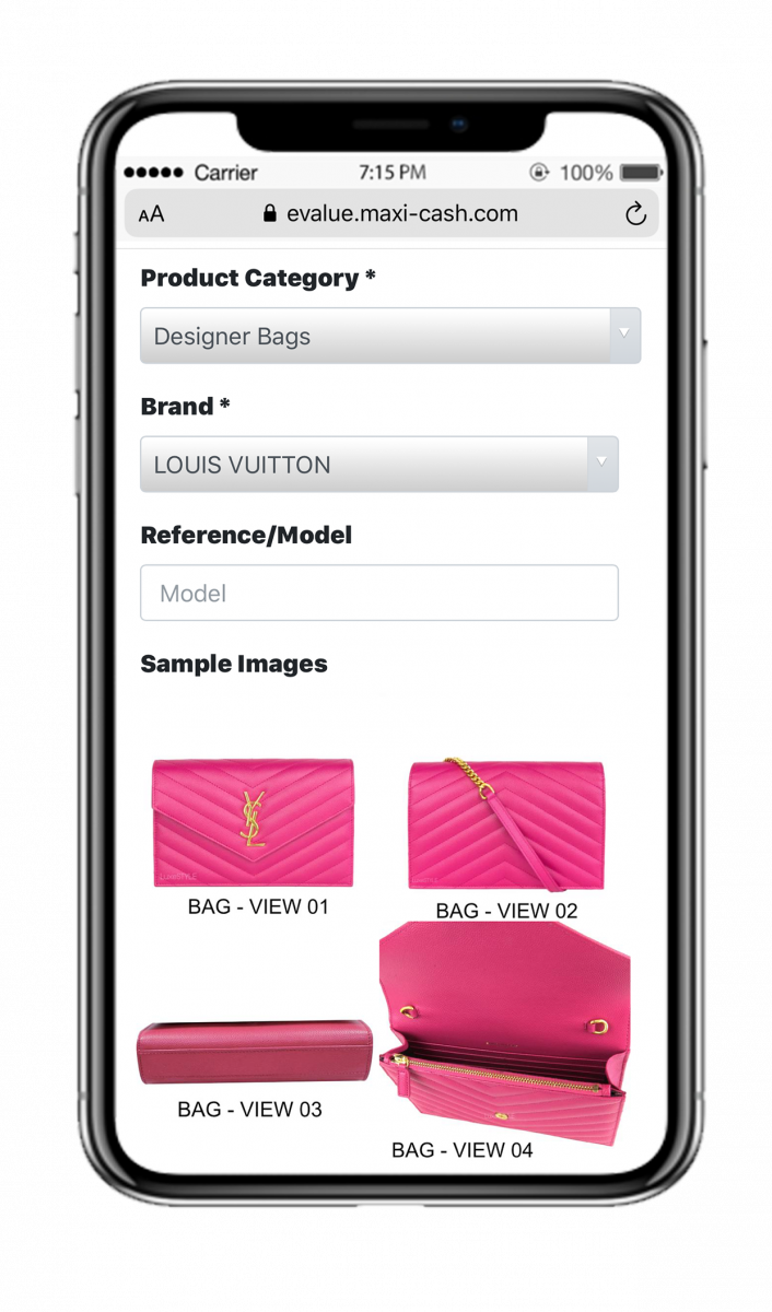 best place to sell preloved bags jewellery watches e-valuation luxestyle by maxi cash fill in details