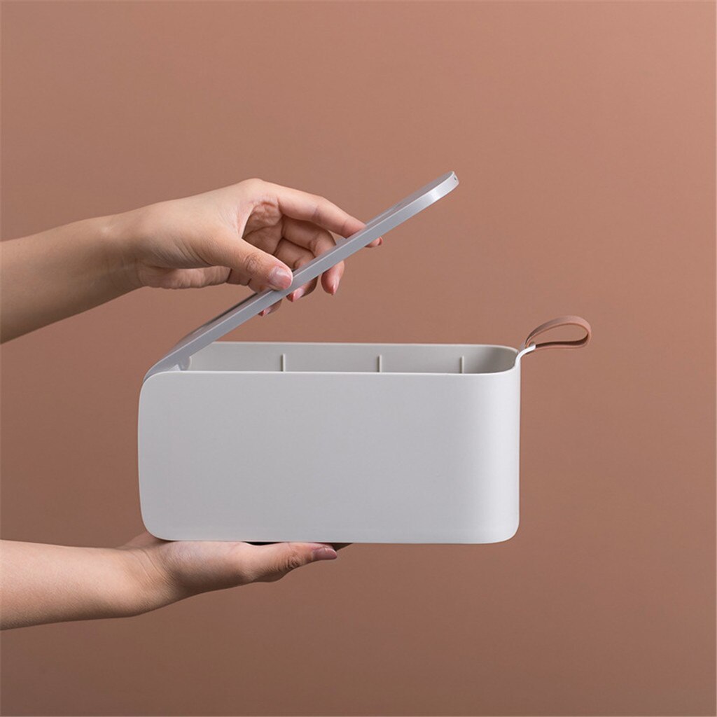 cute cheap tissue paper box cover minimalist white opened