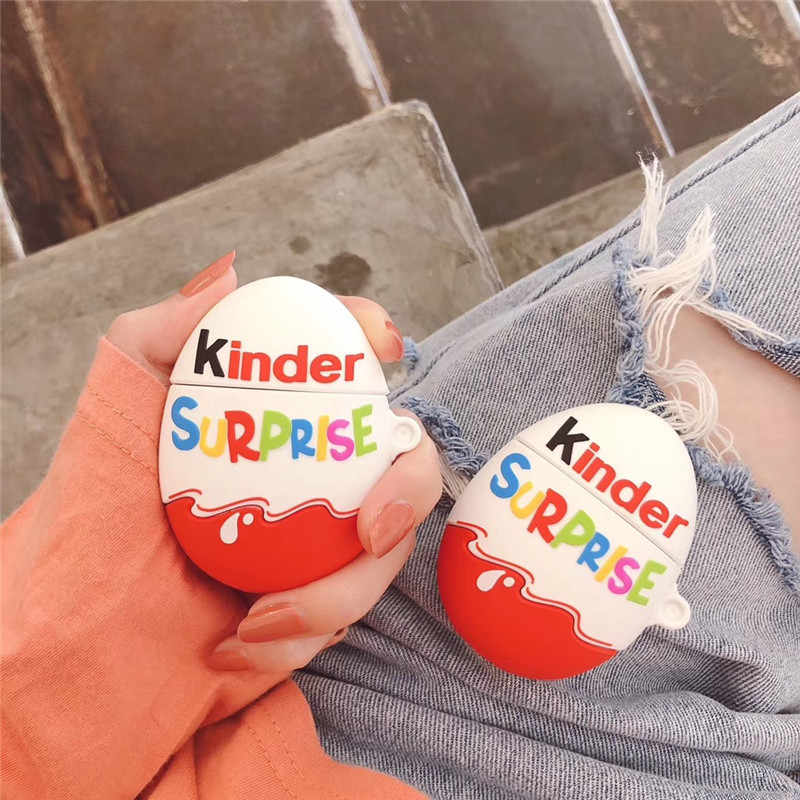 cheap airpods case in a cute kinder surprise egg design