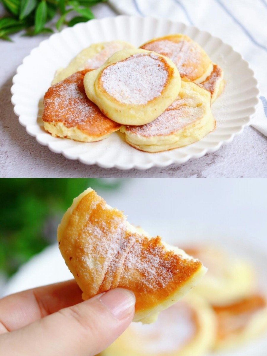 Mini Japanese souffle pancakes
