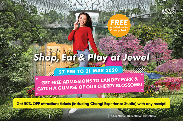 Jewel Changi Airport Promotion Banner