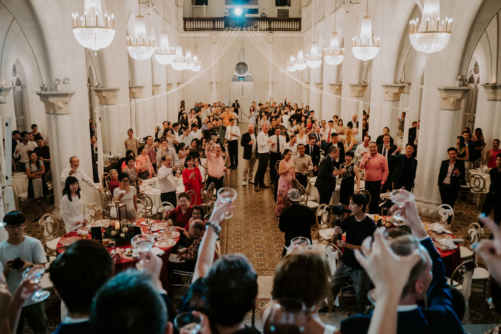 singapore wedding venue inside chijmes decoration