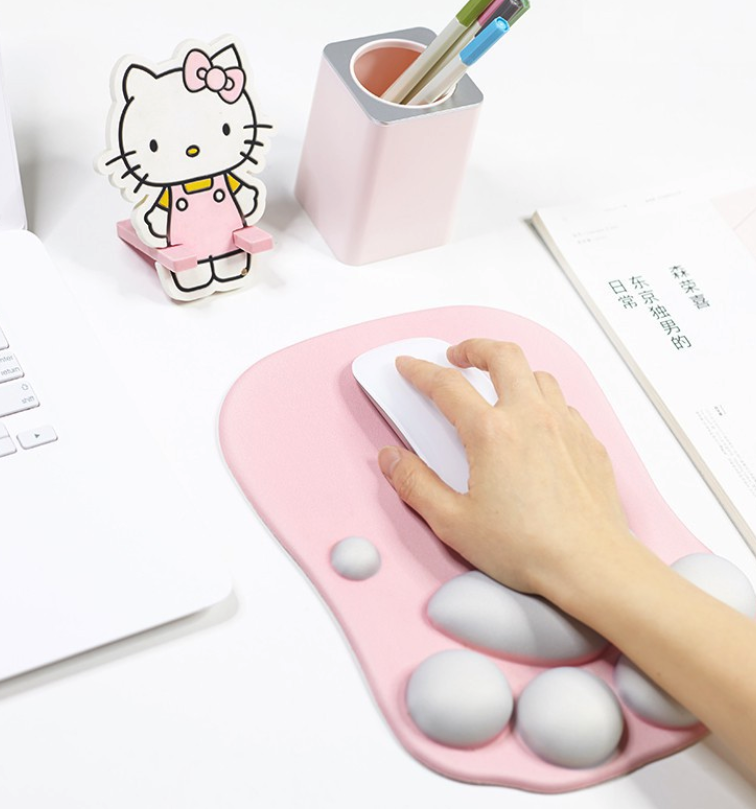 cat paw cushion mouse pad must-have things In The Office to be more comfortable