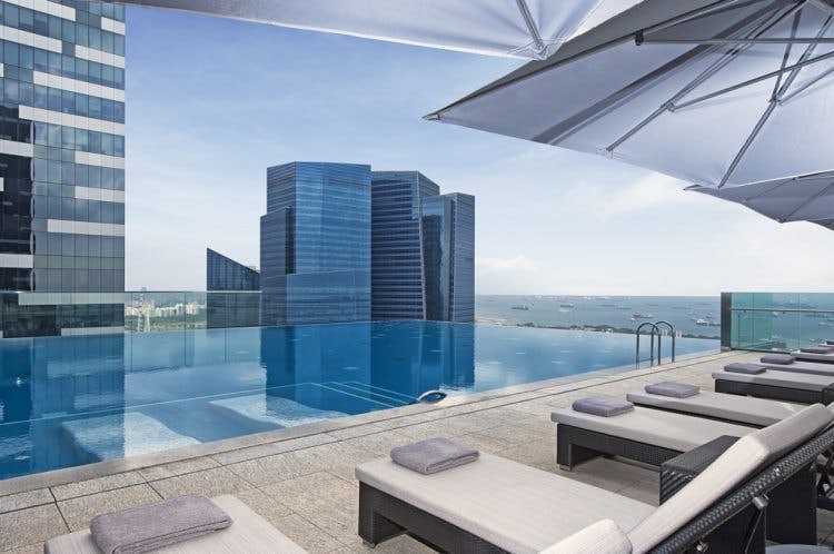 cheap infinity pool in singapore The Westin Singapore is more affordable than marina bay sands
