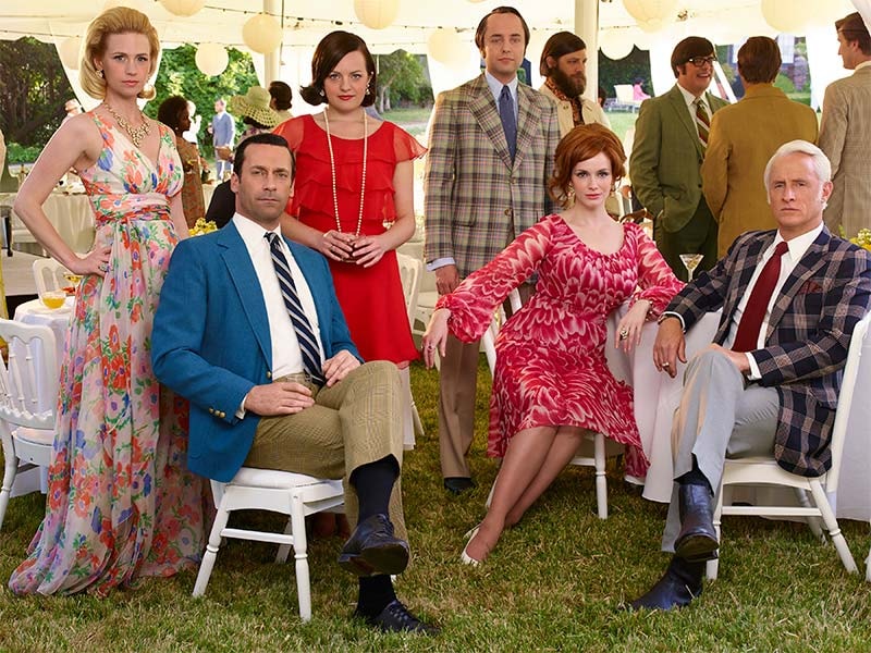Mad Men poster official with cast