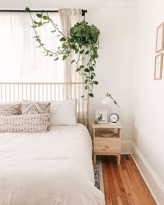Guest bedroom kept simple