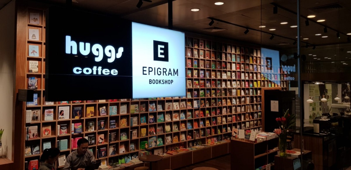 best book cafe in singapore Huggs-Epigram Coffee Bookshop