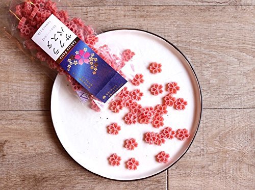 sakura-shaped pasta in a packet