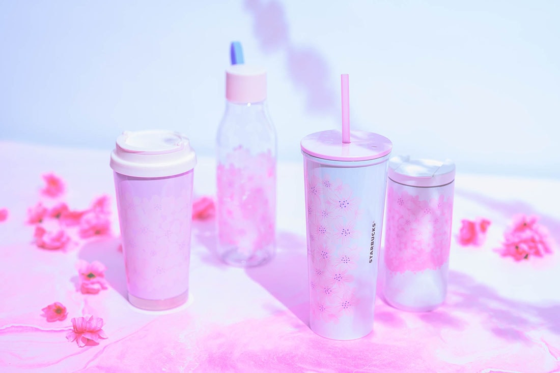 New Starbucks Singapore Sakura Party Merchandise in 2020 Sakura Collection which has bottles, tumblers