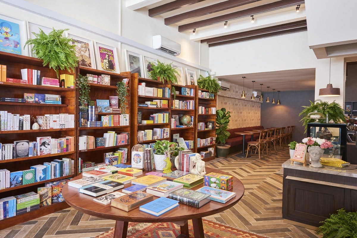 best book cafe in singapore The Moon first floor